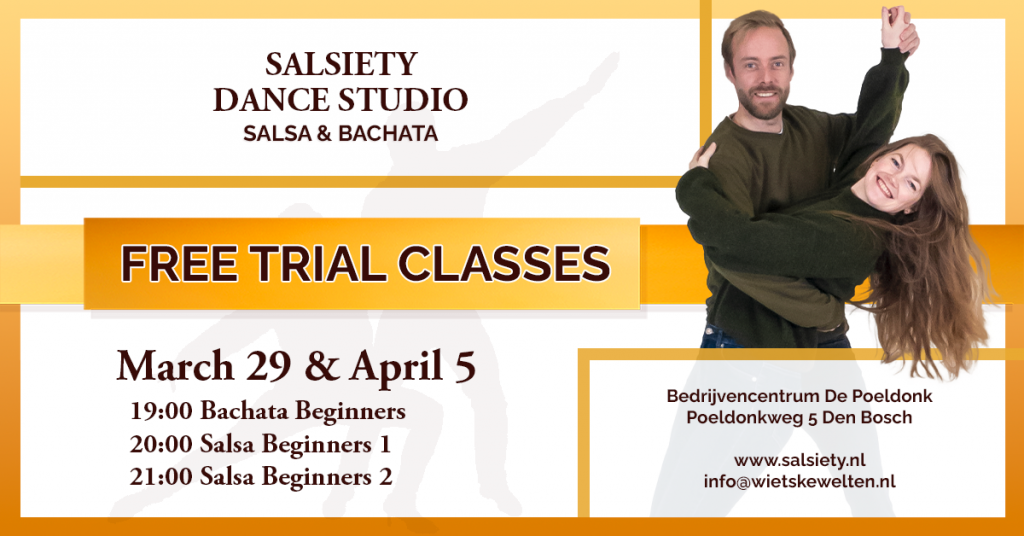 Free Trial Classes Salsa and Bachata in Den Bosch